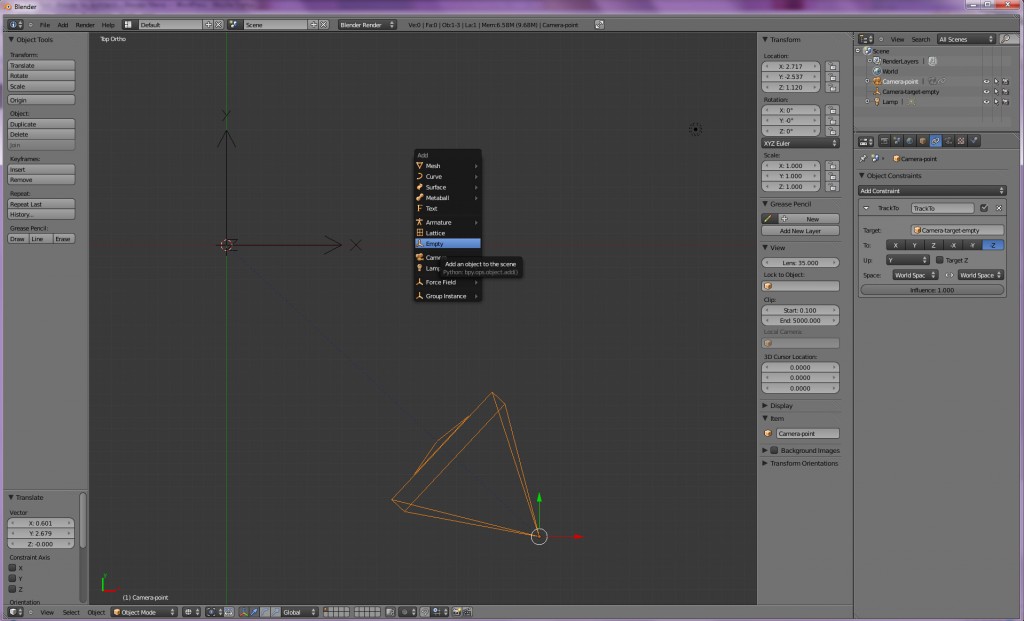 Empty post Blender Mama