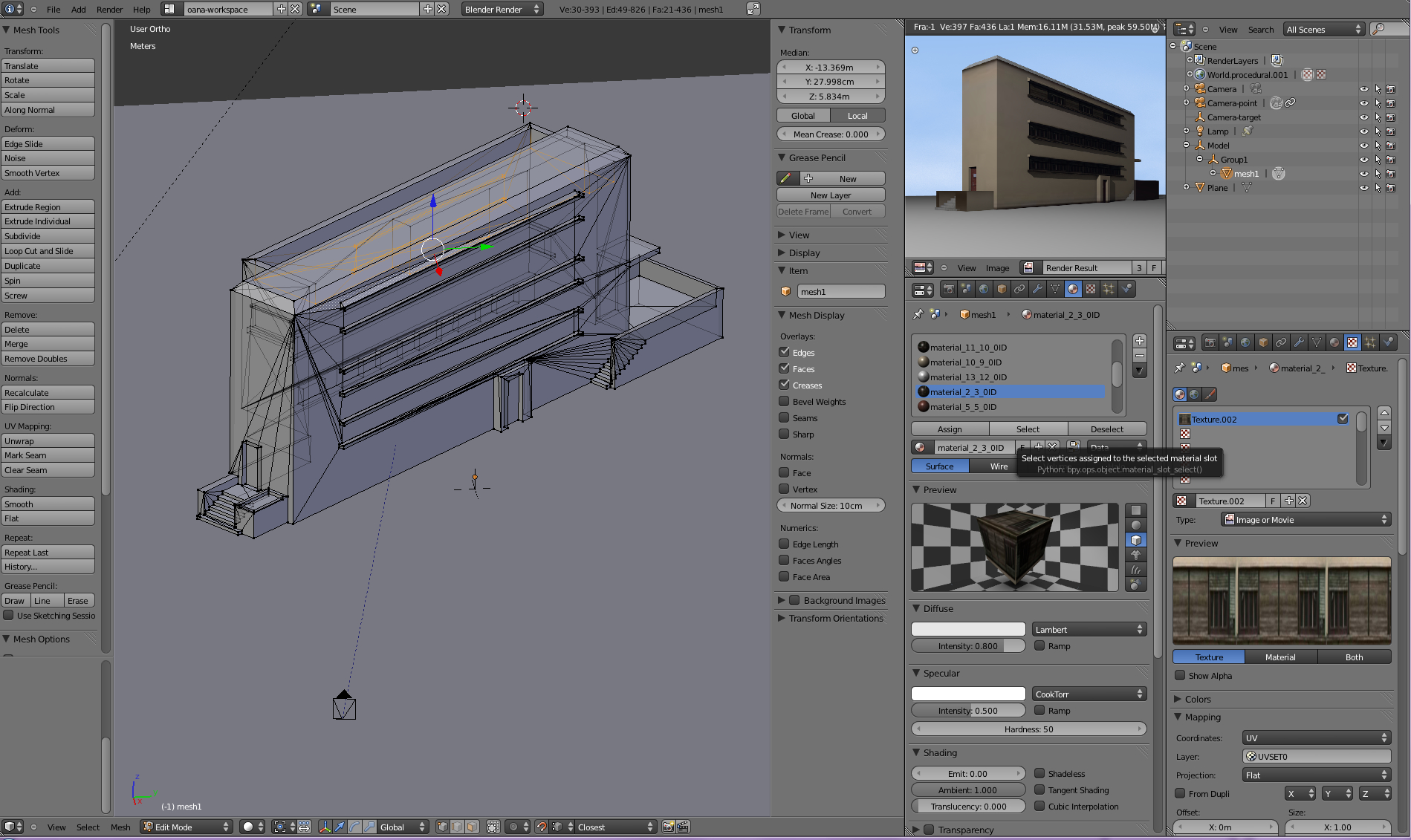 Importing architectural models from Google warehouse :: Blender Mama