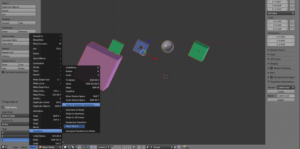 Precision work in Blender :: Blender Mama